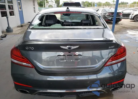 2021 Genesis G70 из США, поврежденный, VIN KMTG74LE3MU073887